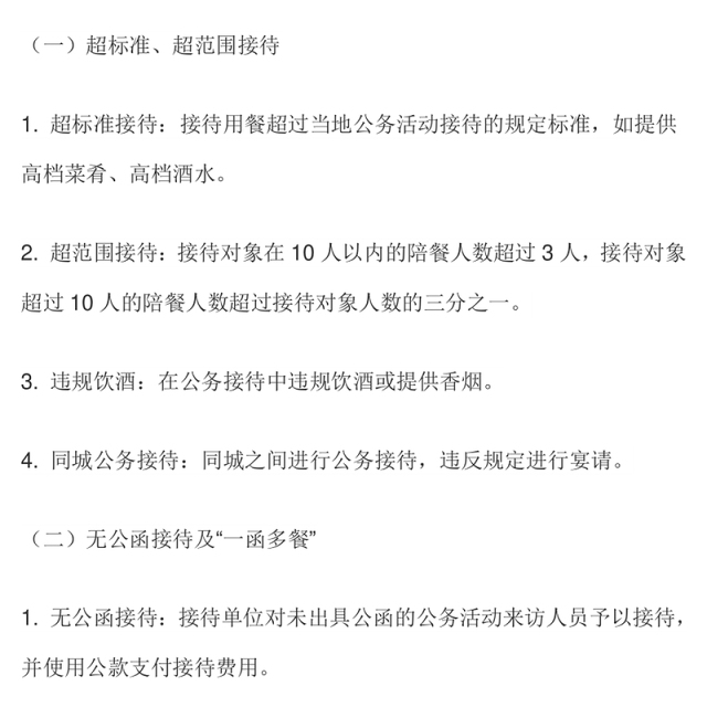精美简洁体制内违规吃喝超标接待的六类表现形式及自纠建议PPT课件(讲稿)