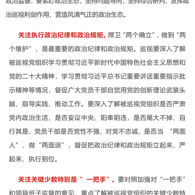 政治生态PPT红色精美发挥政治巡视利剑作用持续净化党内政治生态专题党课(讲稿)