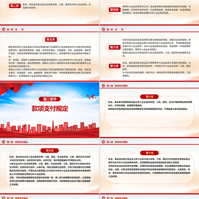 《保障中小企业款项支付条例》PPT政策法规课件
