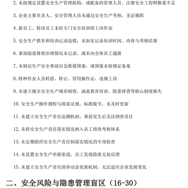 实用简洁安全生产领域的违规行为100条PPT安全生产月宣传课件(讲稿)