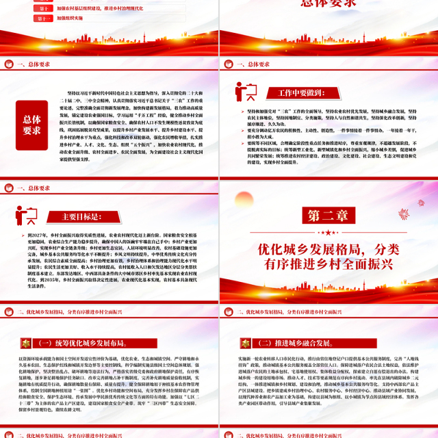《乡村全面振兴规划(2024—2027年)》PPT精美简洁三农课件
