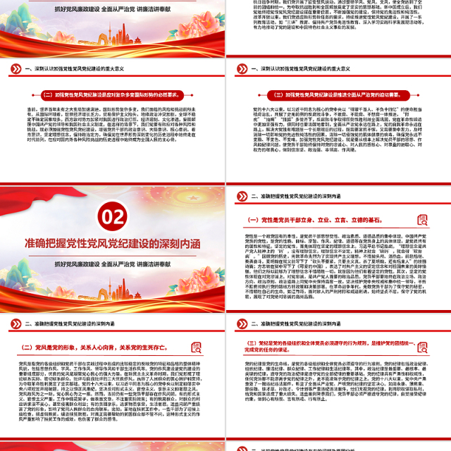 加强党性党风党纪建设推进全面从严治党PPT微党课下载