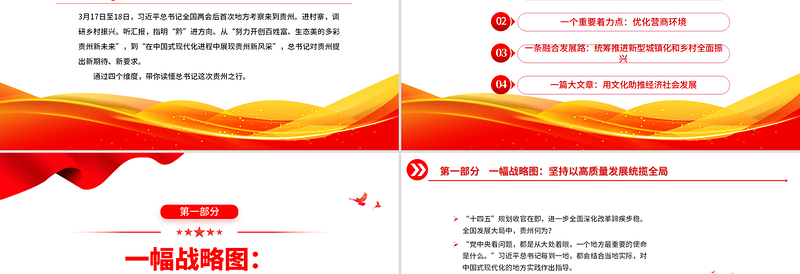 四个维度读懂总书记贵州之行PPT课件
