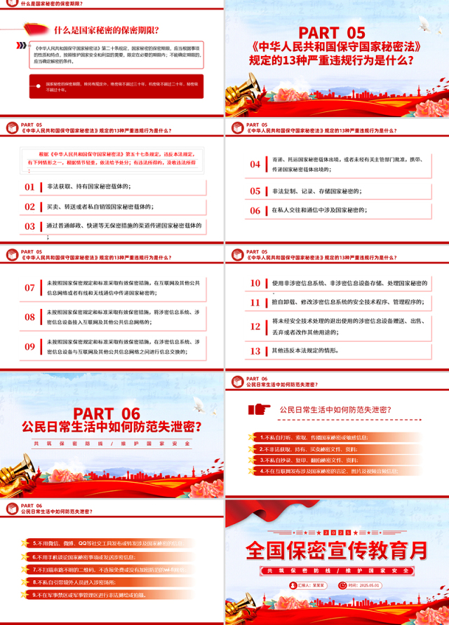 精品2025年全国保密宣传教育月PPT共筑保密防线维护国家安全课件