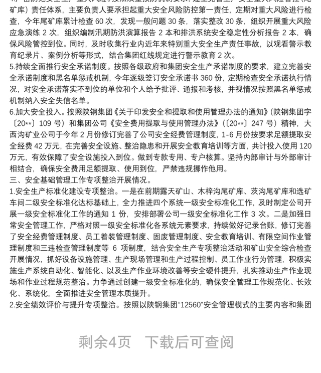 安全生产专项整治三年行动活动总结