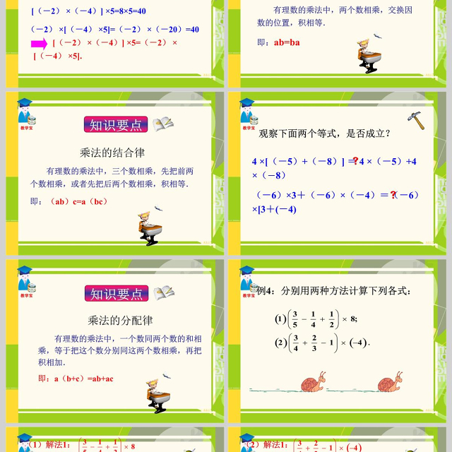 有理数的乘除法复习课件PPT