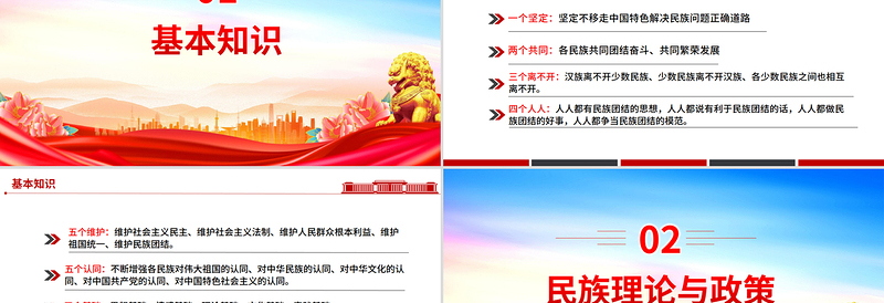 9月民族团结进步活动月PPT民族团结知识应知应会课件