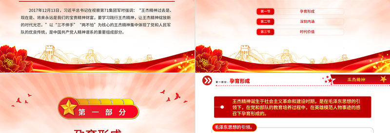 王杰精神我们永远的宝贵精神财富PPT深入学习中国共产党人精神谱系之王杰精神专题党课课件模板下载