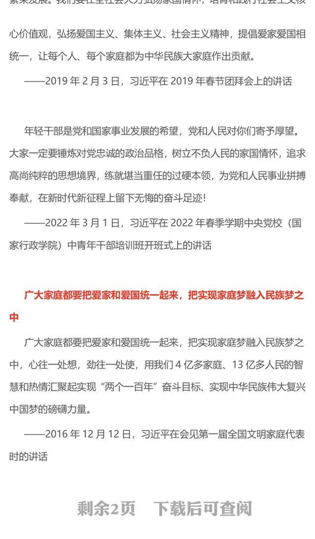 党政风树立不负人民的家国情怀PPT总书记重要论述党课下载(讲稿)