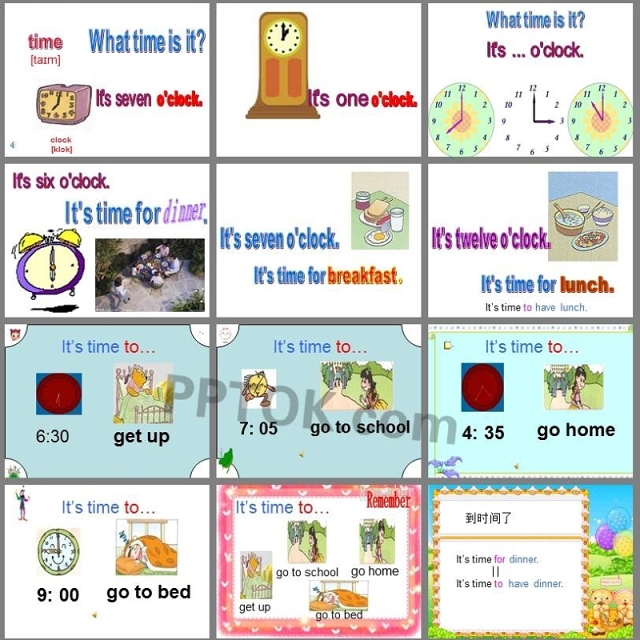 《What Time Is It》第一课时PPT课件