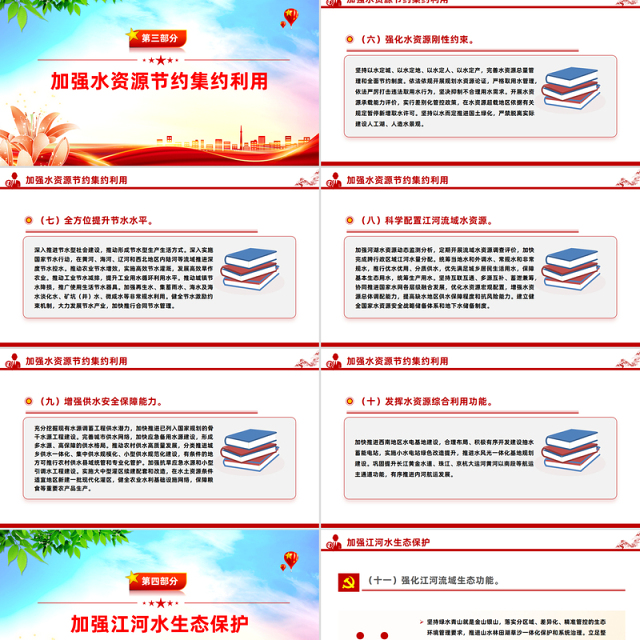 2025关于全面推进江河保护治理的意见PPT课件