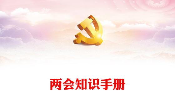 2023全国两会是个什么会两会知识手册PPT简洁大气风两会知识手册主题党课课件模板(讲稿)