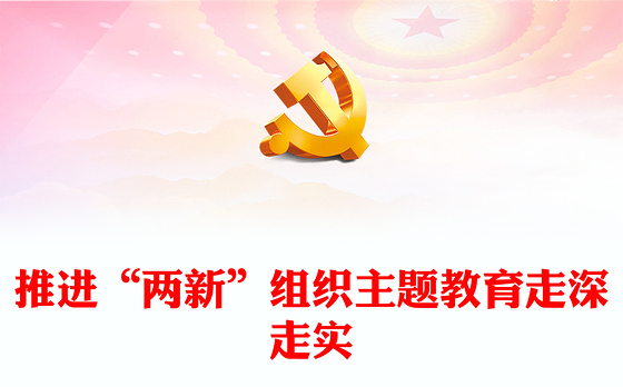 谋实学实干实PPT红色简洁推进“两新”组织主题教育走深走实党课课件(讲稿)