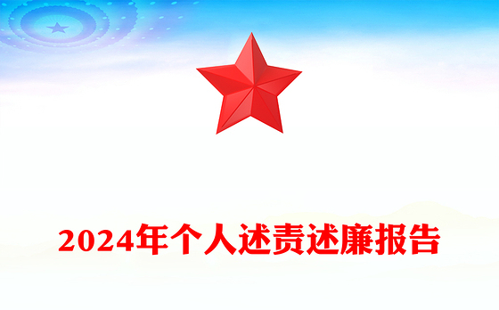 2024年个人述责述廉报告