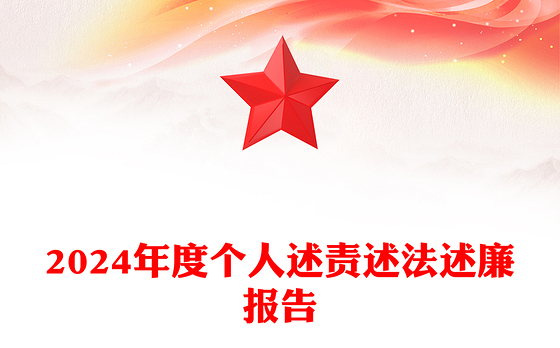 2024年度个人述责述法述廉报告