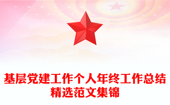 基层党建工作个人年终工作总结精选范文集锦