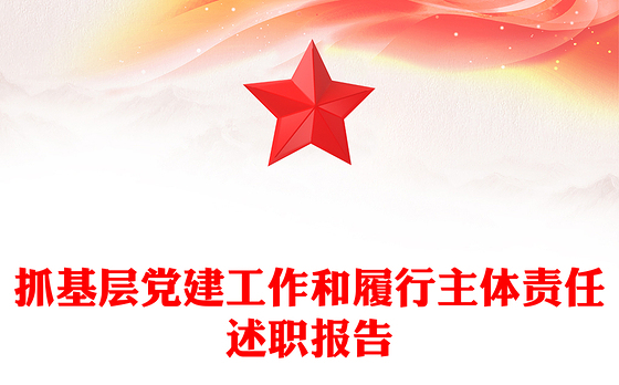 抓基层党建工作和履行主体责任述职报告