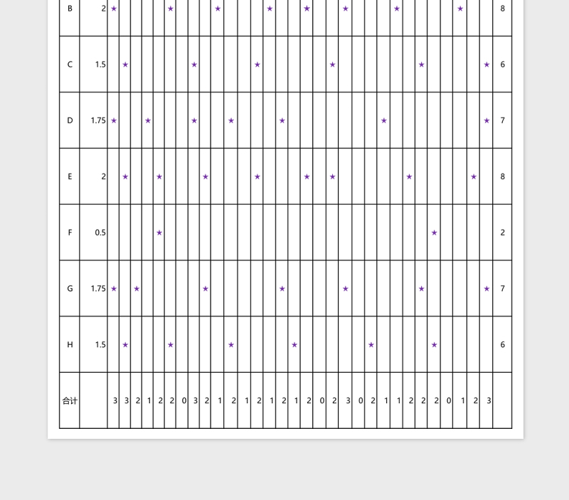 客户月拜访计划表excel模板