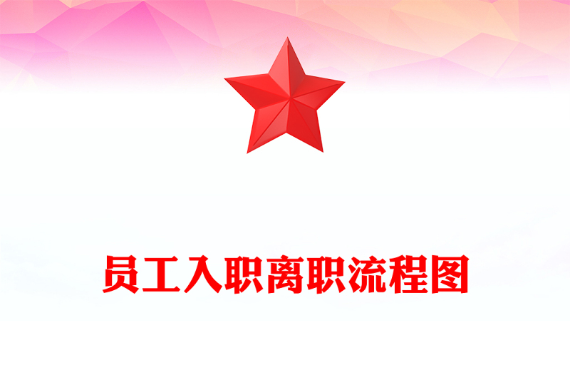 员工入职离职流程图