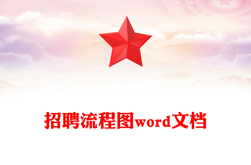 招聘流程图word文档