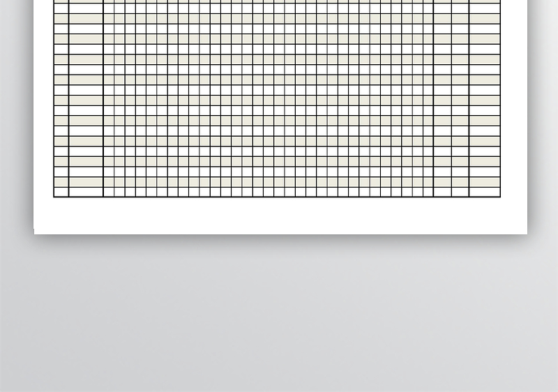 通用考勤记录表模板