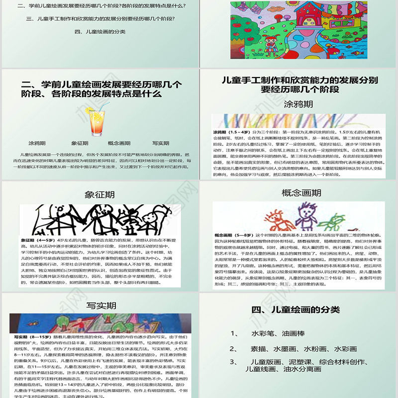幼儿美术教案少儿美术绘画讲解ppt