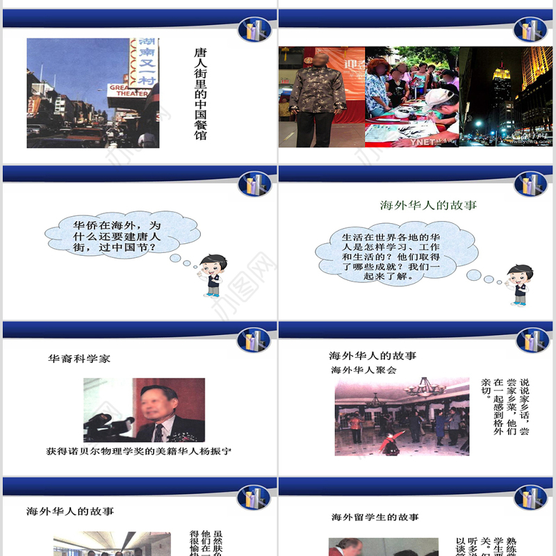 思想品德生活在世界各地的华人PPT课件