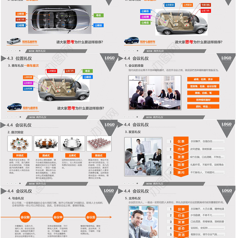 高端大气商务礼仪职业形象培训PPT模板