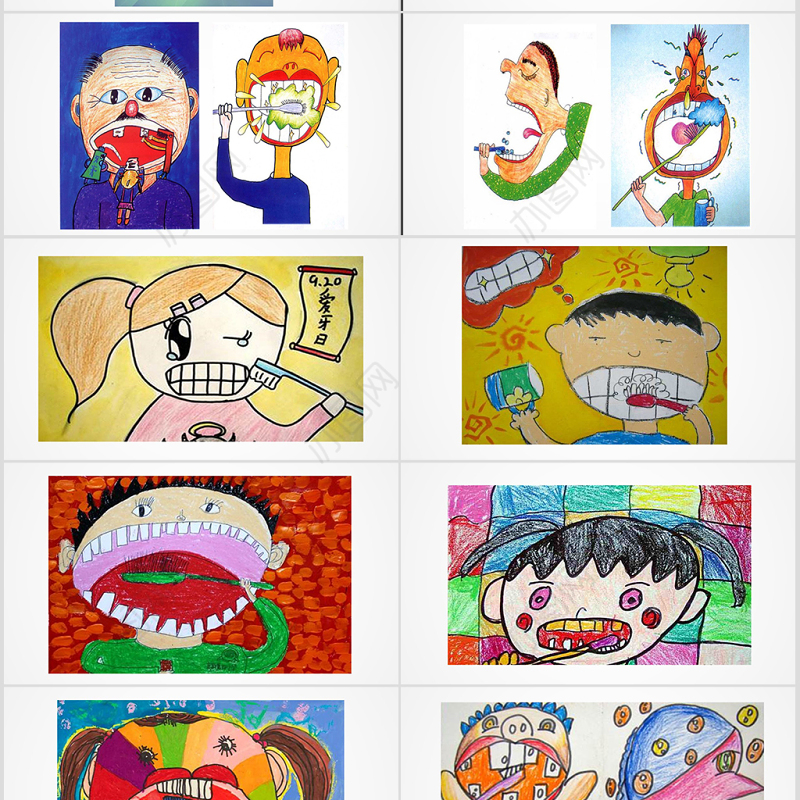 2016春岭南版美术六下第6课我们的爱牙日ppt