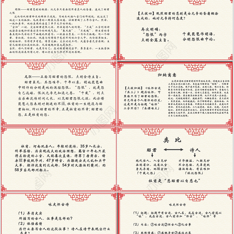 咏怀古迹其三语文课件PPT模版