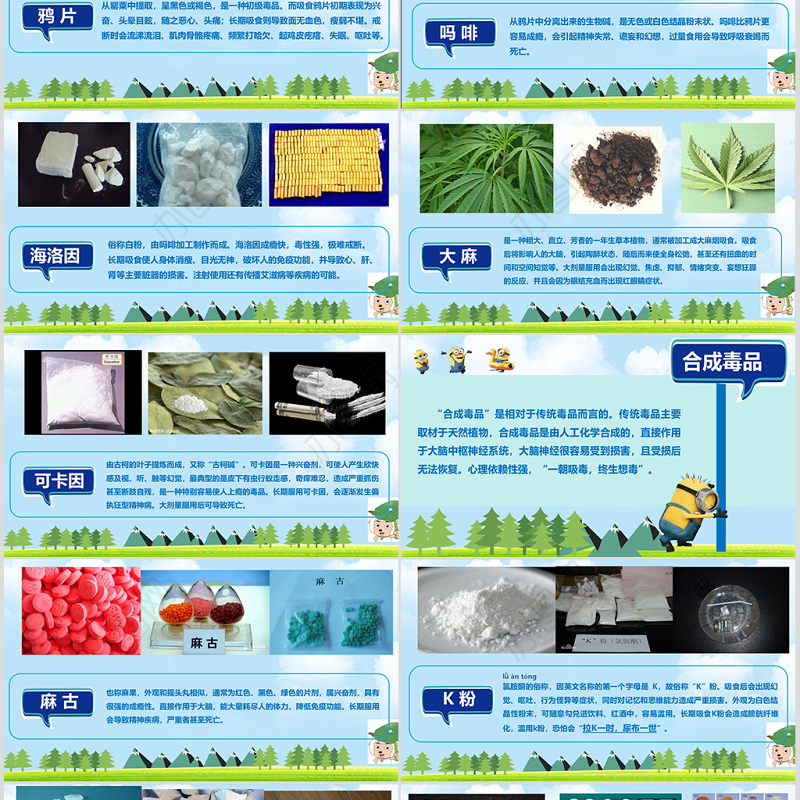 国际禁毒日-禁毒--小学课件第一课ppt