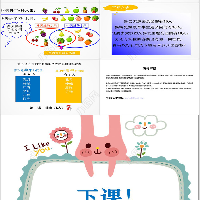 小学第五册数学广角之包含课件PPT