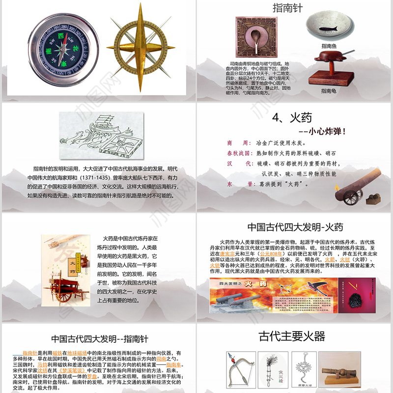 中国古代四大发明(小学课件)ppt