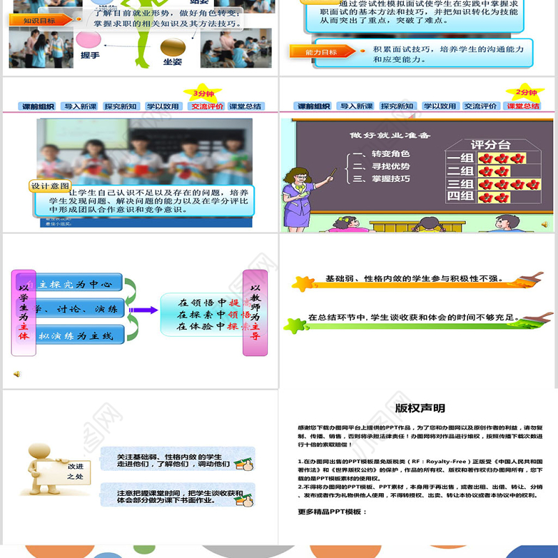 大学生职业规划做好就业准备教学设计ppt