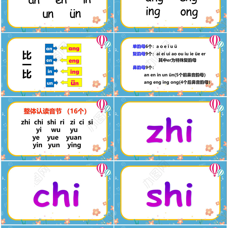 苏教版一年级语文上册汉语拼音总复习ppt