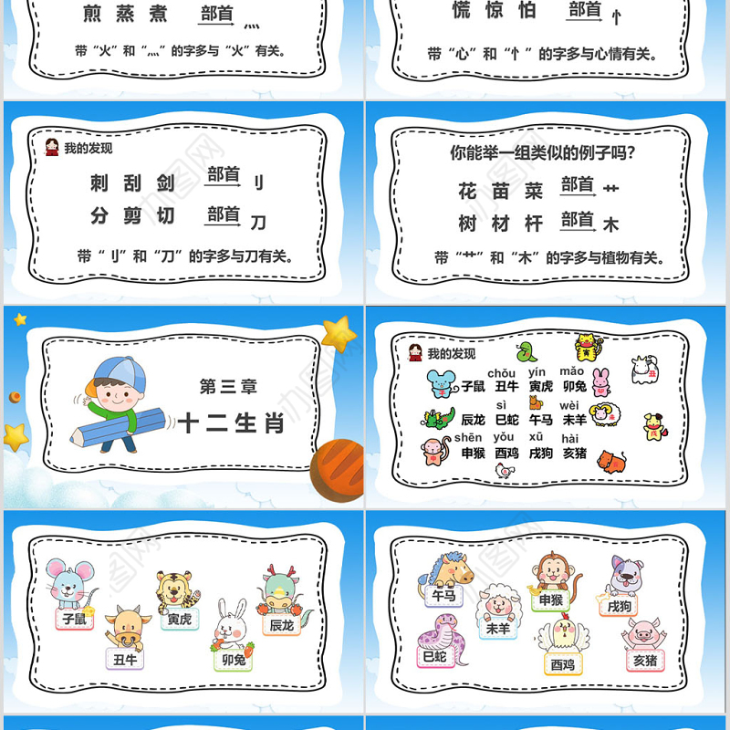 二年级下册语文课件语文园地三PPT模板