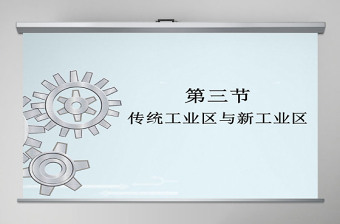 北京师范大学贵阳附属中学高一地理43《传统工业区与新工业区》必修2-课件-人教版PPT