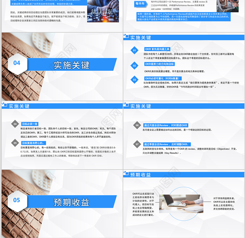 OKR工作法培训通用PPT模板