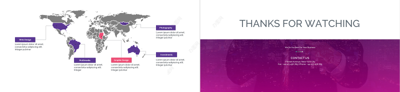 2020年时尚渐变紫欧美范大气商务汇报总结ppt模板