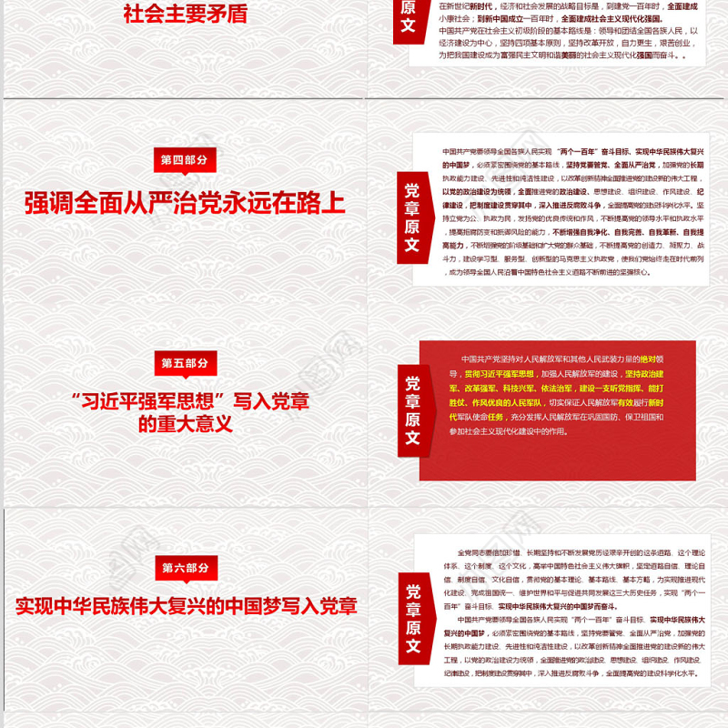2020年简捷无动画党课学党章党规做合格党员精编带word讲稿