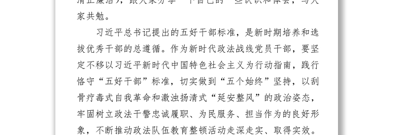 2021政法委书记2021政法队伍教育整顿活动专题自查报告 (1)