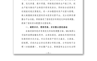 集团公司经验交流材料-重组整合再提升蹄疾步稳抓实效