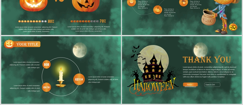 万圣节通用PPT模板