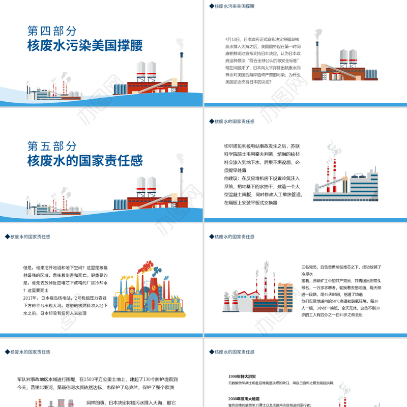 日本核废水事件始末PPT专题课件模板