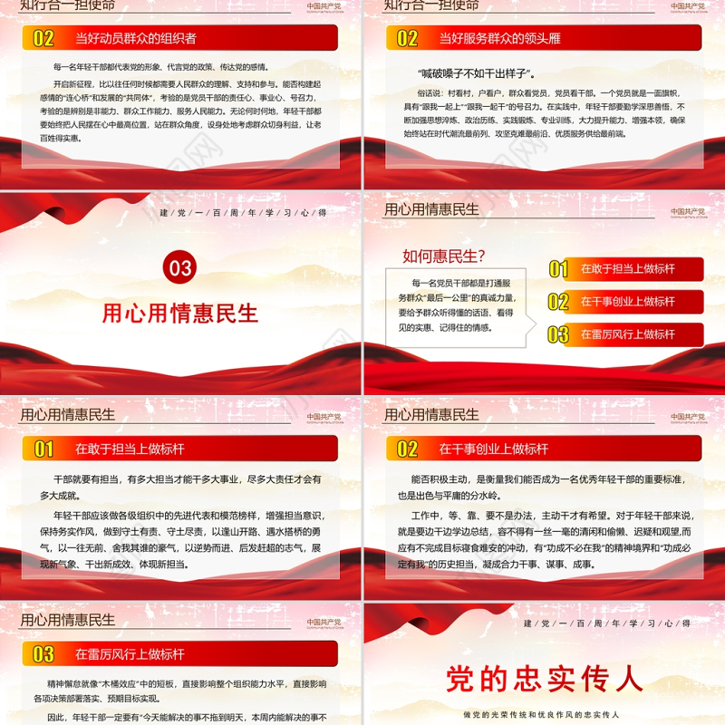 2021做党的忠实传人继承党的光荣传统和优良作风党史学习ppt党课