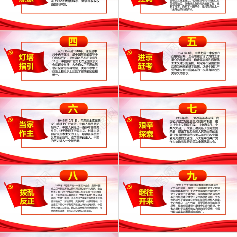 2021党史百年十个关键词党课PPT学党史悟思想办实事开新局热烈庆祝中国共产党成立100周年