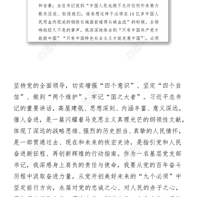 2021党史专题组织生活会个人对照检查（支部书记）