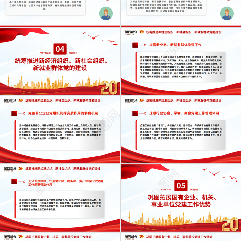 2023年基层党建工作的重点任务PPT红色实用破解基层党建难题细化落实年度重点任务党课课件