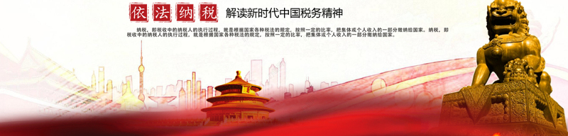 简约党政风依法纳税PPT模板