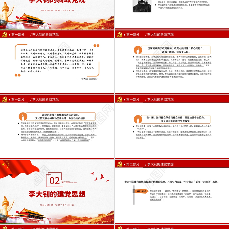 2021李大钊与中国共产党的创建PPT建党百年缅怀革命先烈继承宝贵精神遗产党课课件下载